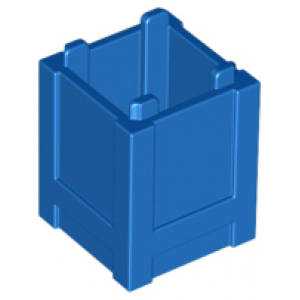 Container Box 2x2x2 open bovenkant Blue